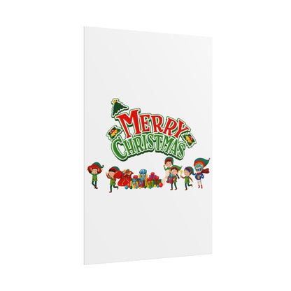 Rolled Posters - Merry christmas from super friends - [[{"value":"Wonderwear Kid"}]]