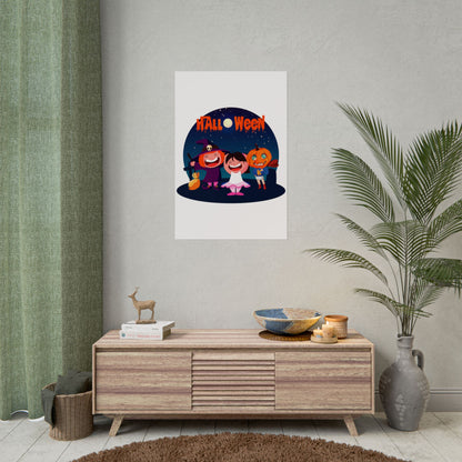 Rolled Posters - Super kiddo wearing pumpkin - [[{"value":"Wonderwear Kid"}]]