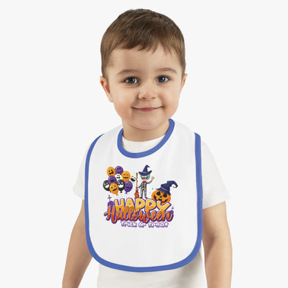 Baby Bib - Happy halloween trick or treat - [[{"value":"Wonderwear Kid"}]]
