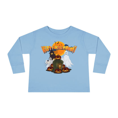 Toddler Long Sleeve Tee - Happy holloween - cemetery - [[{"value":"Wonderwear Kid"}]]