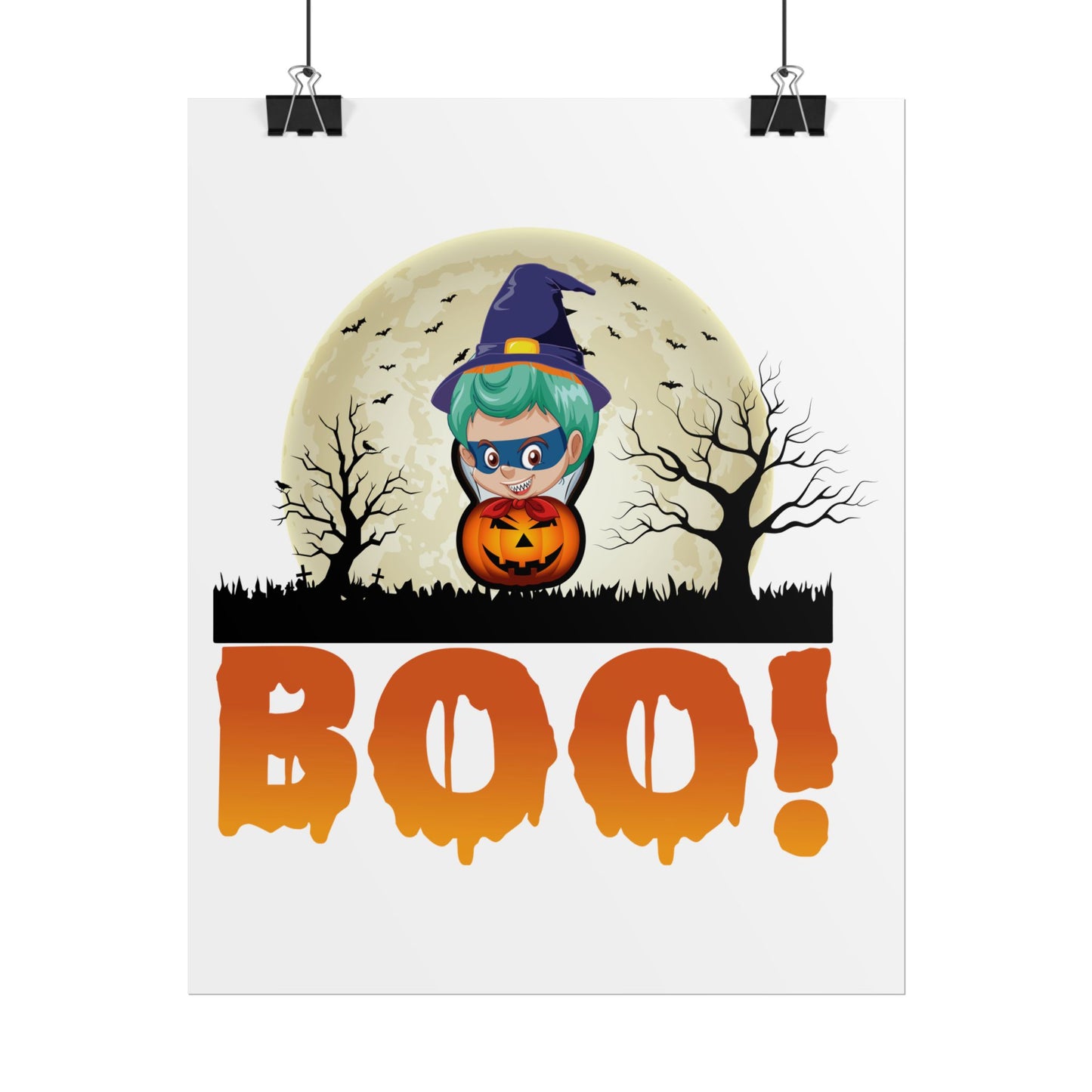 Rolled Posters - 'Boo!' - [[{"value":"Wonderwear Kid"}]]