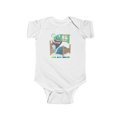 Infant Bodysuit - Super kiddo teaches us to wake up early - [[{"value":"Wonderwear Kid"}]]
