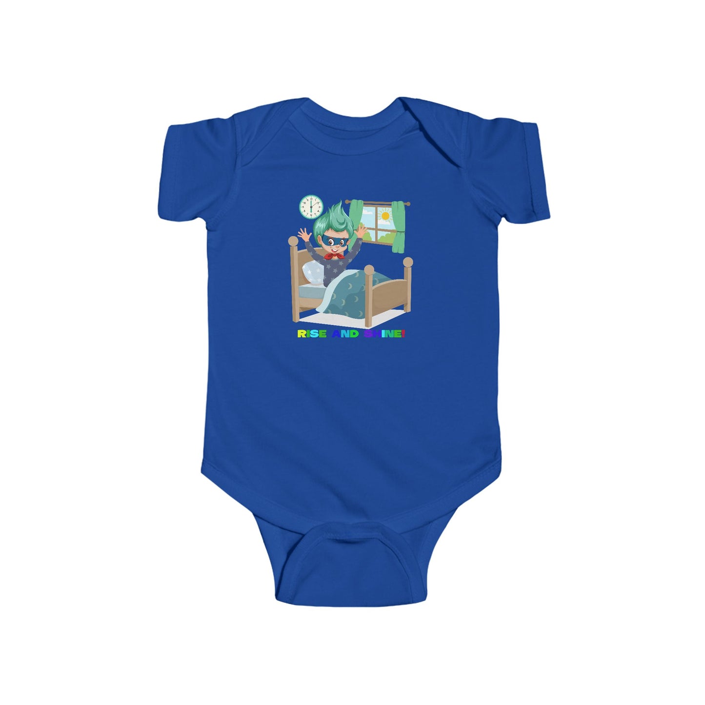 Infant Bodysuit - Super kiddo teaches us to wake up early - [[{"value":"Wonderwear Kid"}]]