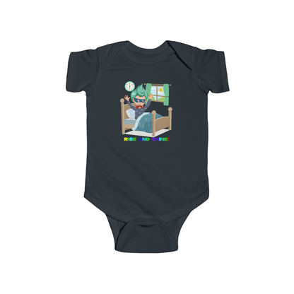 Infant Bodysuit - Super kiddo teaches us to wake up early - [[{"value":"Wonderwear Kid"}]]