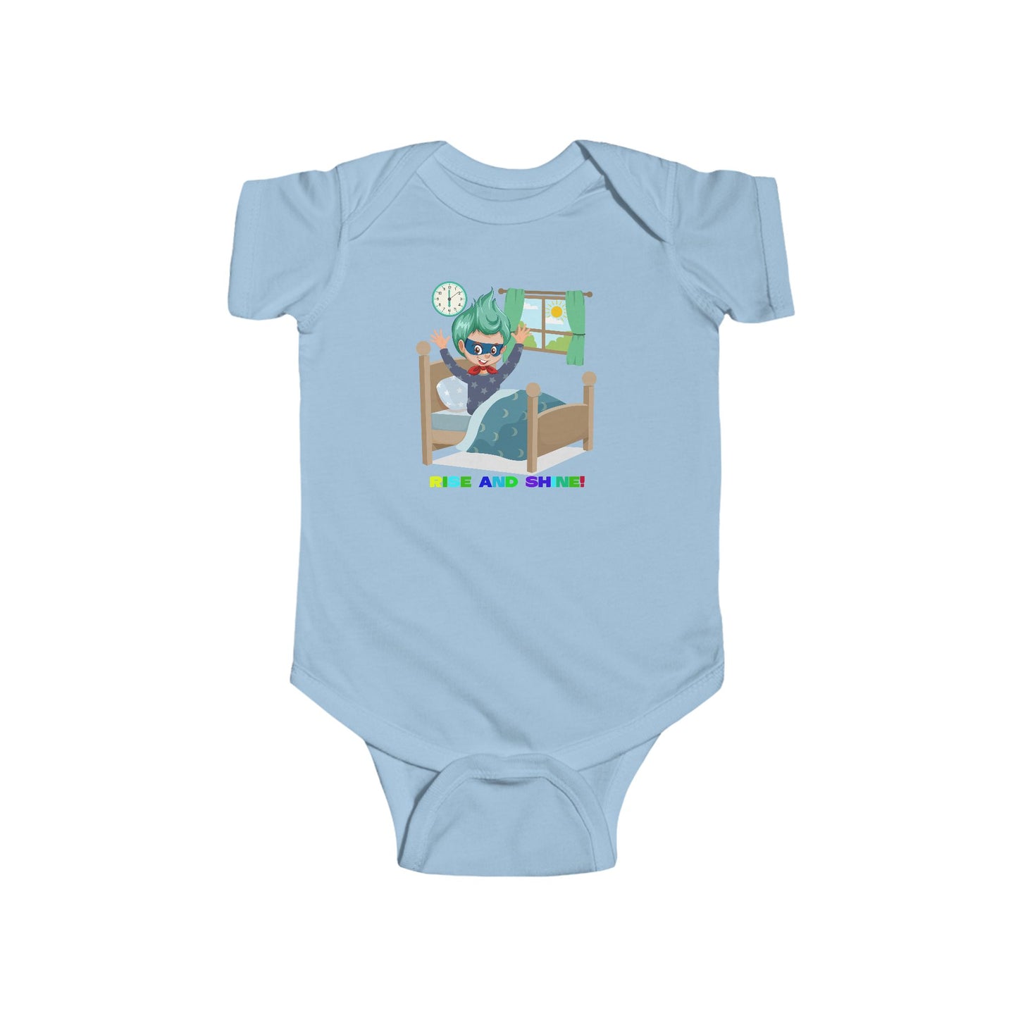 Infant Bodysuit - Super kiddo teaches us to wake up early - [[{"value":"Wonderwear Kid"}]]