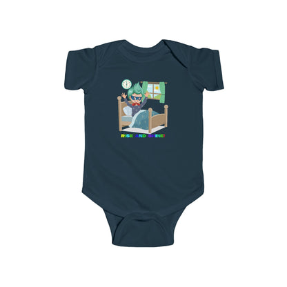 Infant Bodysuit - Super kiddo teaches us to wake up early - [[{"value":"Wonderwear Kid"}]]