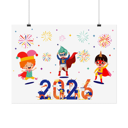 Rolled Posters - Super kiddo and other hero - [[{"value":"Wonderwear Kid"}]]