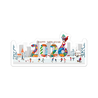 Kiss-Cut Stickers - Happy 2026 - [[{"value":"Wonderwear Kid"}]]