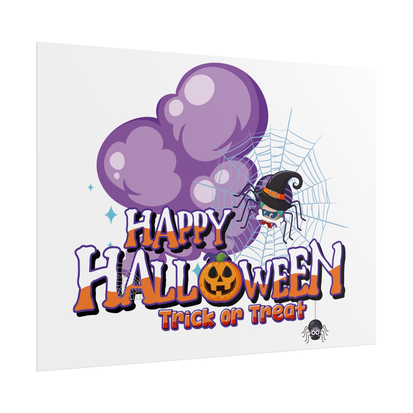 Rolled Posters - Happy holloween - spider kiddo - [[{"value":"Wonderwear Kid"}]]