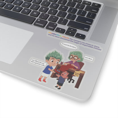 Kiss-Cut Stickers - WonderWear Origin - [[{"value":"Wonderwear Kid"}]]