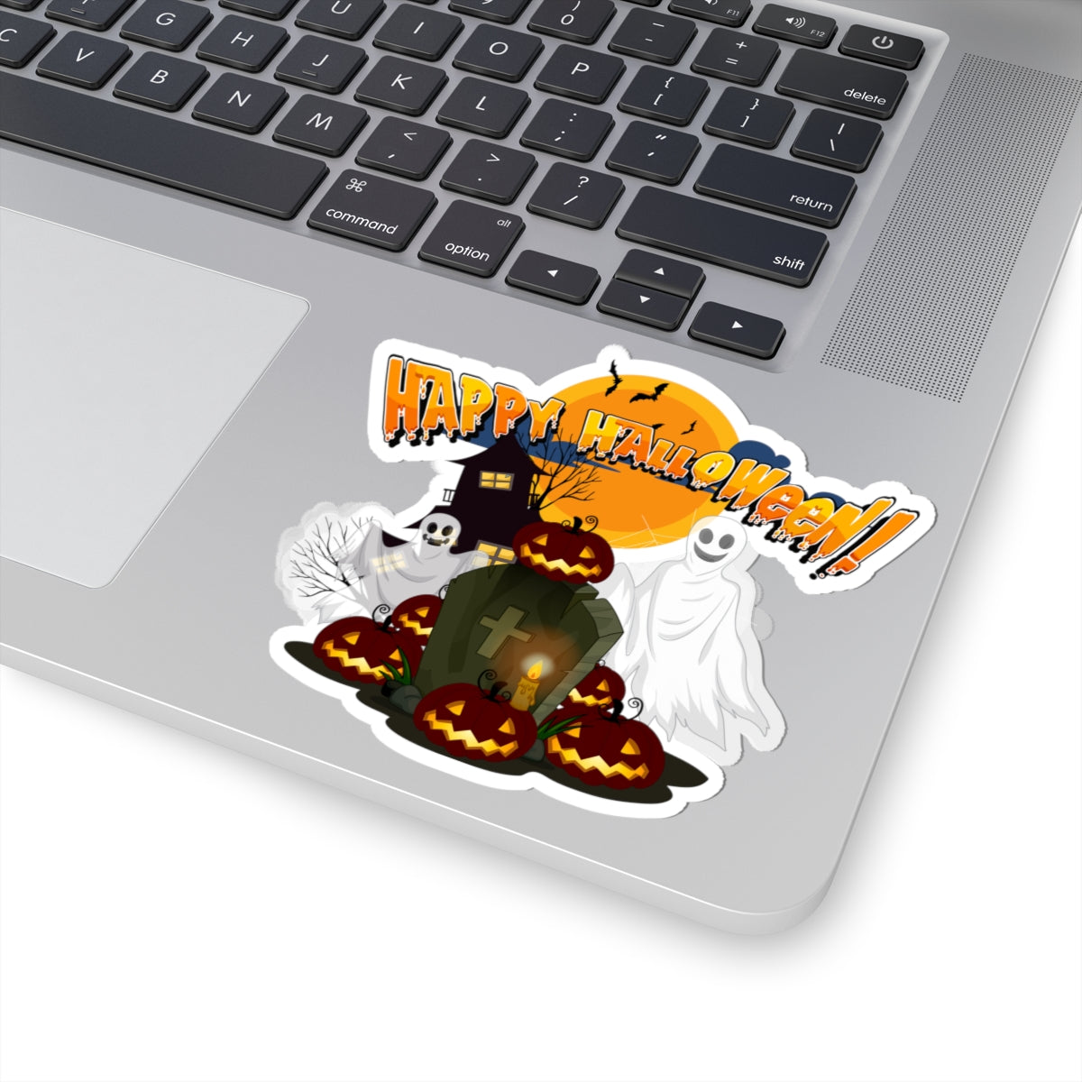 Kiss-Cut Stickers - Happy holloween - cemetery - [[{"value":"Wonderwear Kid"}]]
