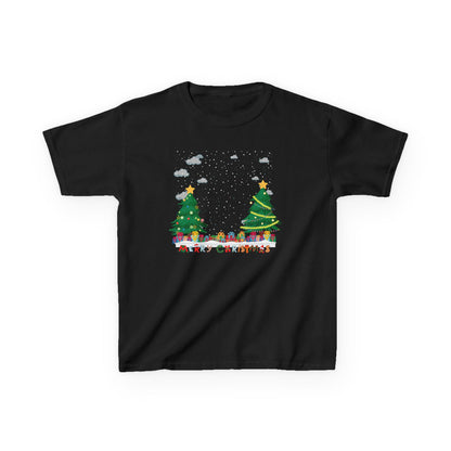 Kids Heavy Cotton™ Tee - Christmas and snowing - [[{"value":"Wonderwear Kid"}]]