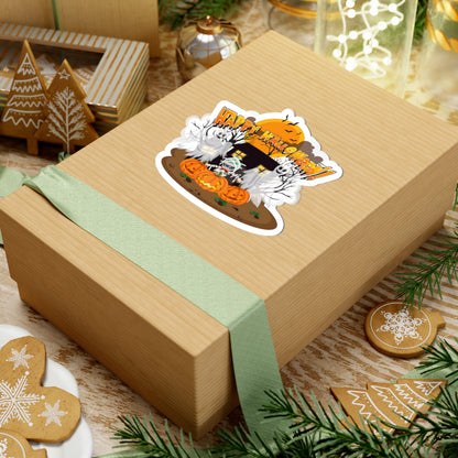 Kiss-Cut Stickers - Super kiddo with ghost - [[{"value":"Wonderwear Kid"}]]