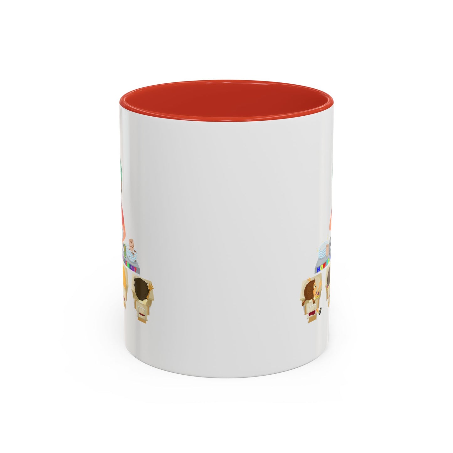 Accent Coffee Mug - Little kiddo teaching to wash dishes