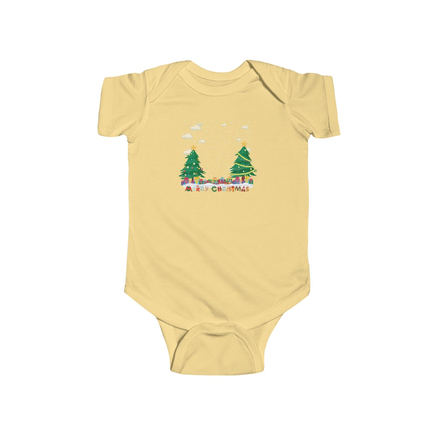 Infant Bodysuit - Christmas and snowing - [[{"value":"Wonderwear Kid"}]]