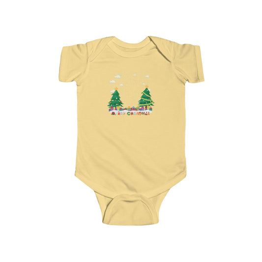 Infant Bodysuit - Christmas and snowing - [[{"value":"Wonderwear Kid"}]]