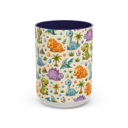 Accent Coffee Mug  (11/15 oz) - Baby Dinosaurs Nursery