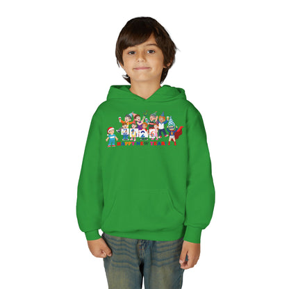 Youth Heavy Blend Hooded Sweatshirt - Happy new year from super kiddo - [[{"value":"Wonderwear Kid"}]]