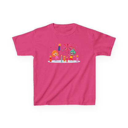 Kids Heavy Cotton™ Tee - Super kiddo lighting fireworks - [[{"value":"Wonderwear Kid"}]]