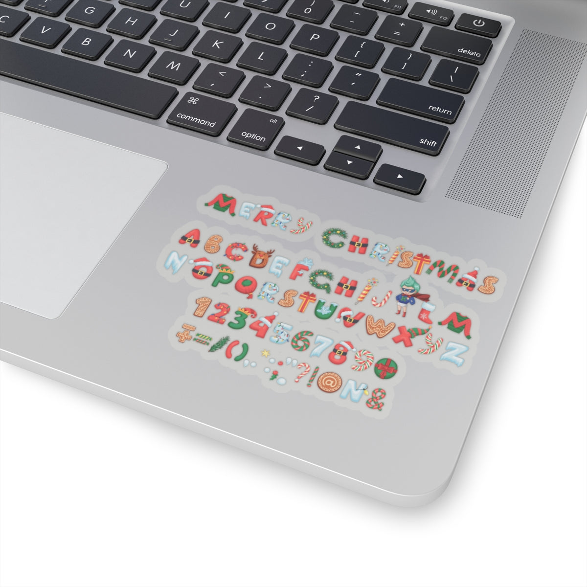 Kiss-Cut Stickers - Christmas alphabet - [[{"value":"Wonderwear Kid"}]]
