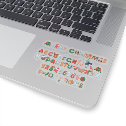 Kiss-Cut Stickers - Christmas alphabet - [[{"value":"Wonderwear Kid"}]]