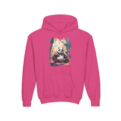 Youth Heavy Blend Hooded Sweatshirt - Kung fu Panda Printify