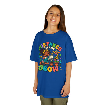 Kids Heavy Cotton™ Tee - Mistakes Help Me Grow