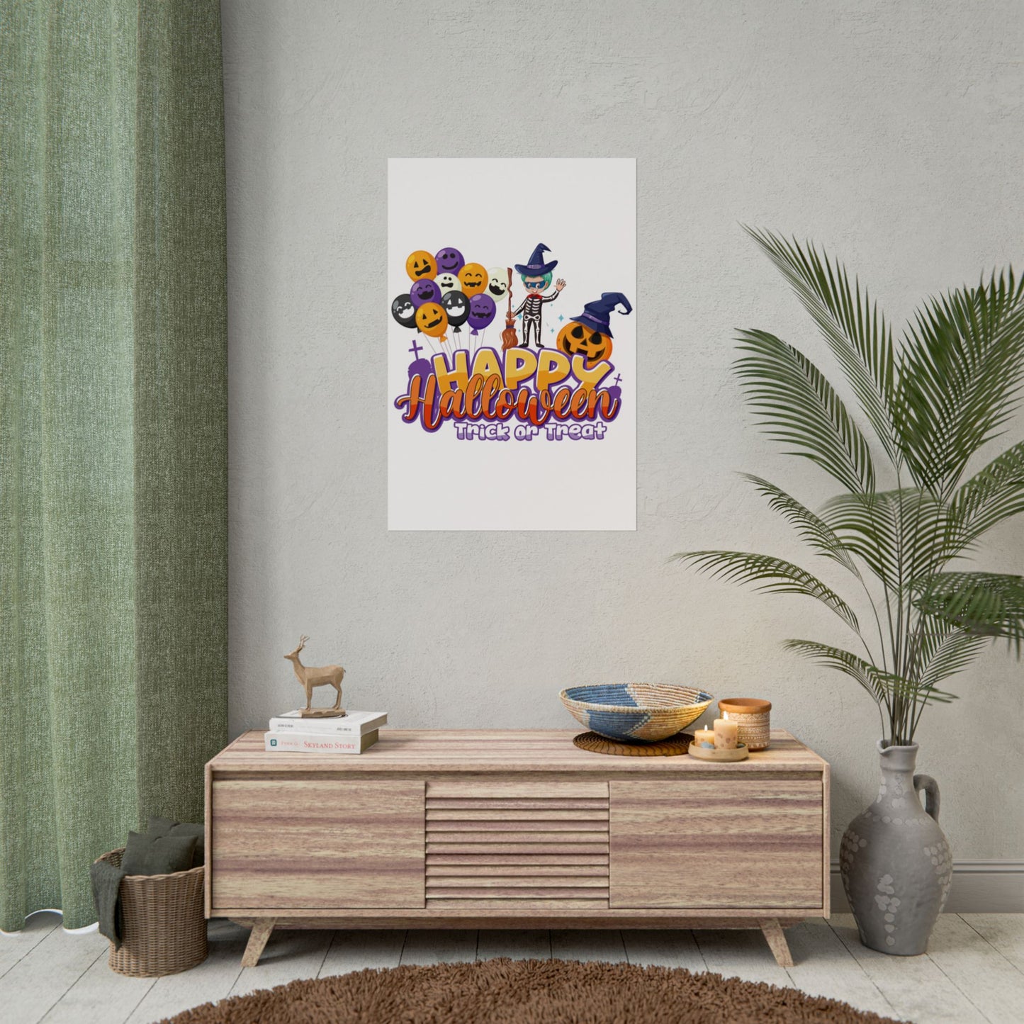 Rolled Posters - Happy halloween trick or treat - [[{"value":"Wonderwear Kid"}]]