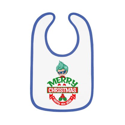 Baby Bib - Merry chridtmas from super kiddo - [[{"value":"Wonderwear Kid"}]]