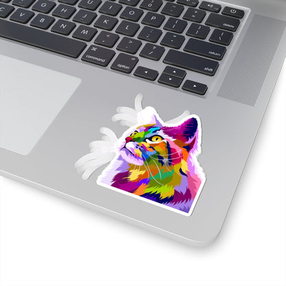 Kiss-Cut Stickers - The Cat Printify