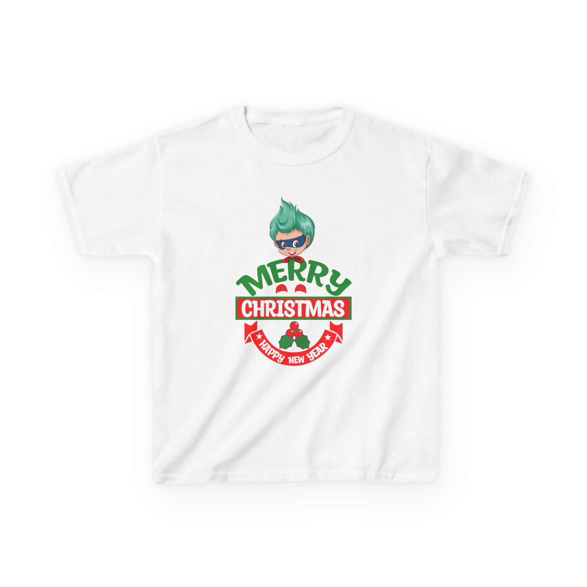 Kids Heavy Cotton™ Tee - Merry chridtmas from super kiddo - [[{"value":"Wonderwear Kid"}]]
