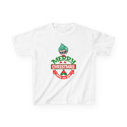Kids Heavy Cotton™ Tee - Merry chridtmas from super kiddo - [[{"value":"Wonderwear Kid"}]]