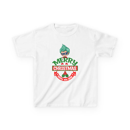 Kids Heavy Cotton™ Tee - Merry chridtmas from super kiddo - [[{"value":"Wonderwear Kid"}]]