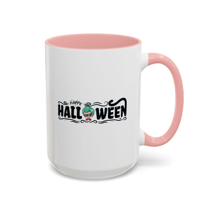 Accent Coffee Mug - Happy halloween by super kiddo Printify