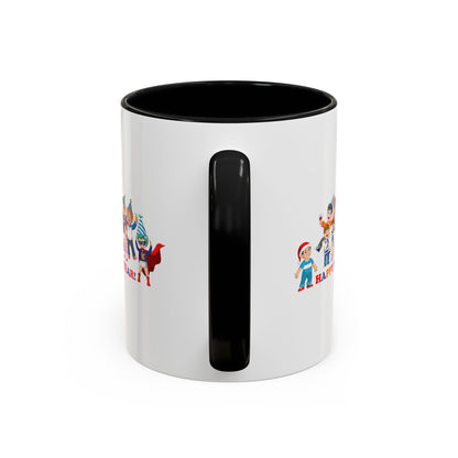 Accent Coffee Mug - Happy new year from super kiddo - [[{"value":"Wonderwear Kid"}]]