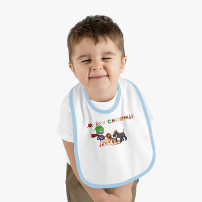 Baby Bib - Super kiddo woith pet friends - [[{"value":"Wonderwear Kid"}]]