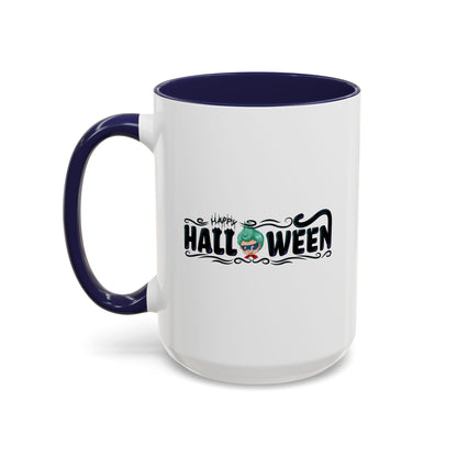 Accent Coffee Mug - Happy halloween by super kiddo Printify