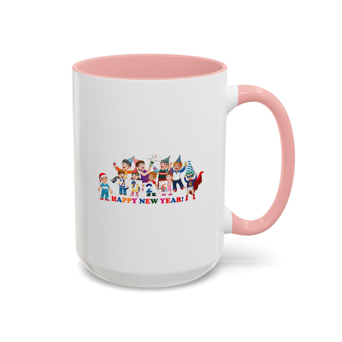 Accent Coffee Mug - Happy new year from super kiddo