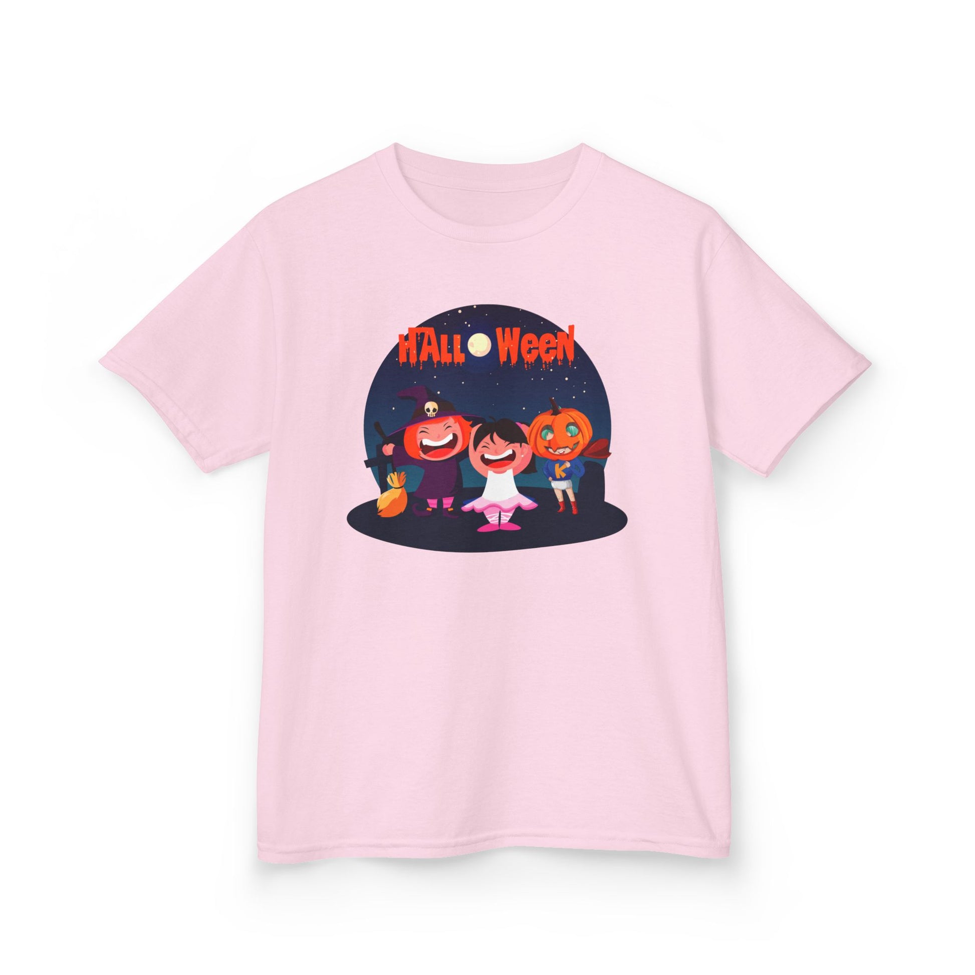 Kids Heavy Cotton™ Tee - Super kiddo wearing pumpkin - [[{"value":"Wonderwear Kid"}]]