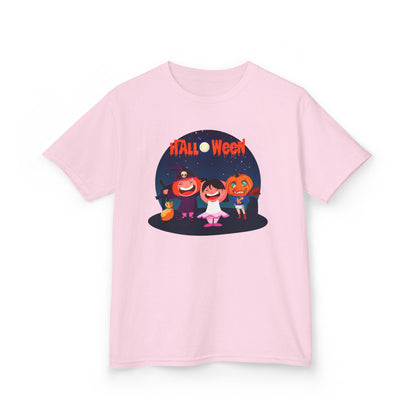 Kids Heavy Cotton™ Tee - Super kiddo wearing pumpkin - [[{"value":"Wonderwear Kid"}]]