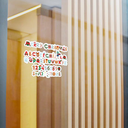 Christmas Kiss-Cut Vinyl Decals – Christmas alphabet - [[{"value":"Wonderwear Kid"}]]