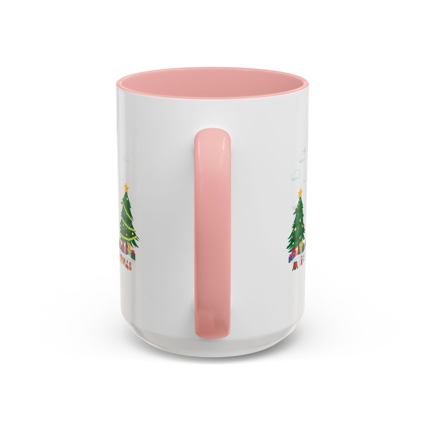 Accent Coffee Mug - Christmas and snowing