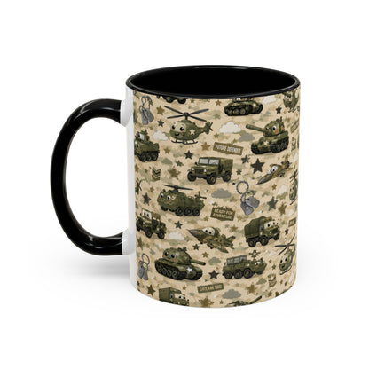 Accent Coffee Mug  (11/15 oz) - Military Kids
