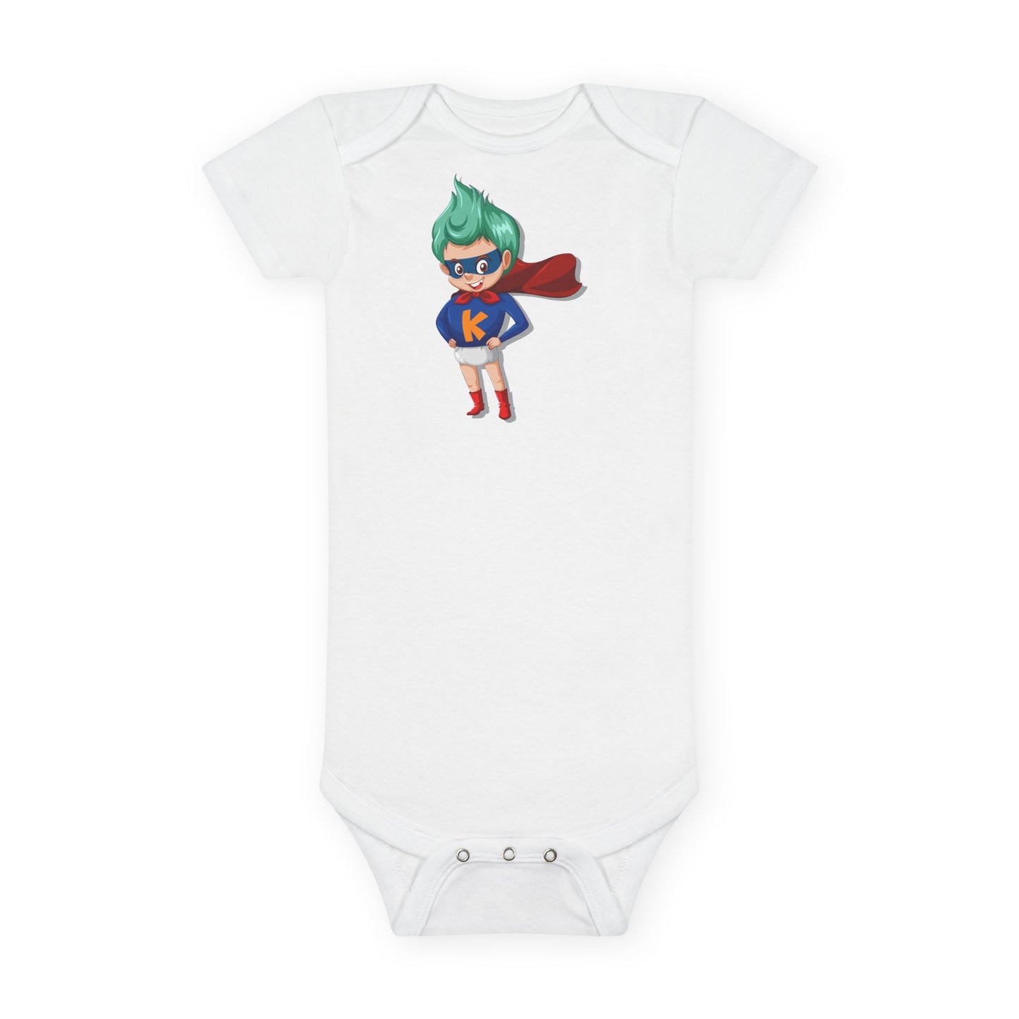 Baby Short Sleeve Onesie - Super Kid