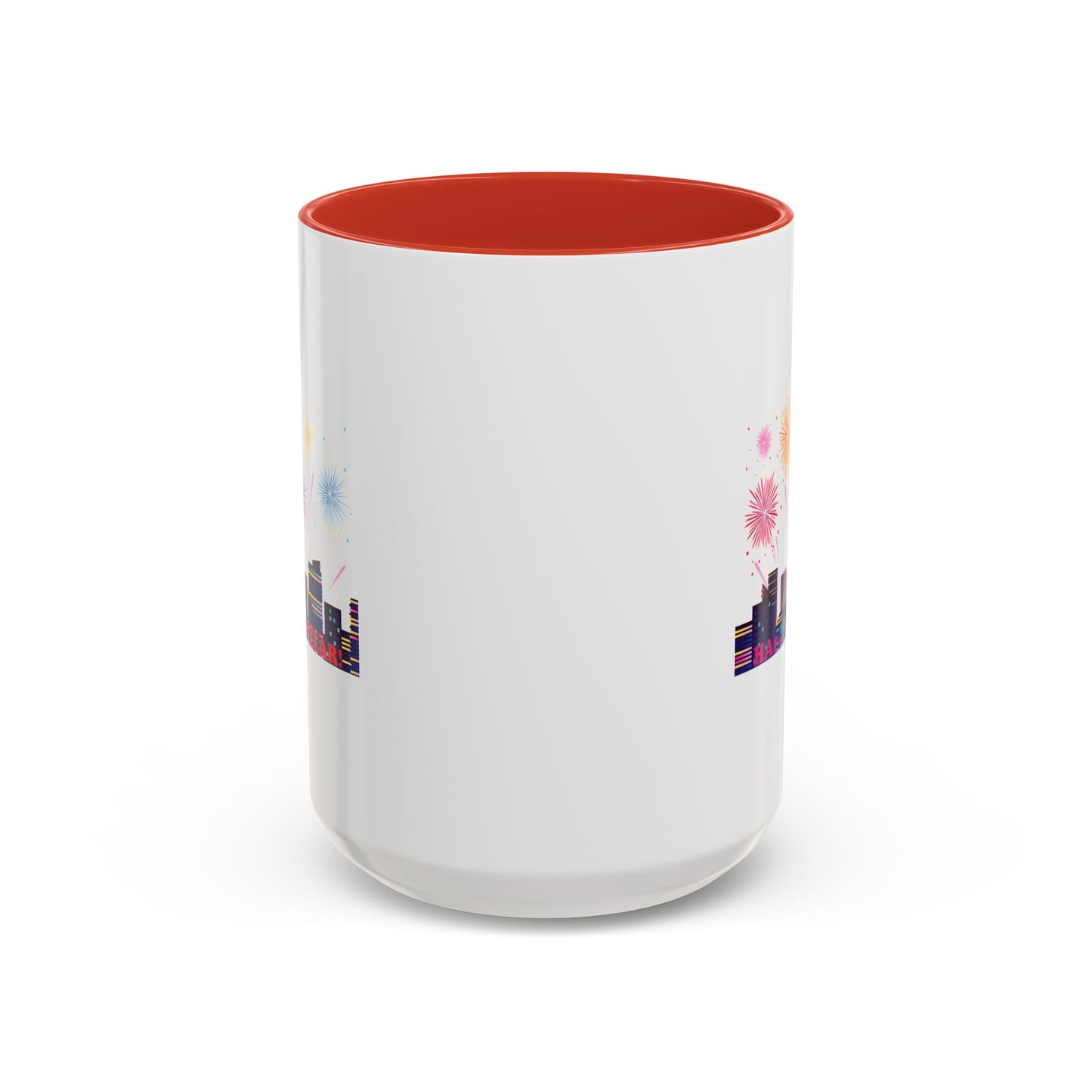 Accent Coffee Mug - Super kiddo with fireworks with text