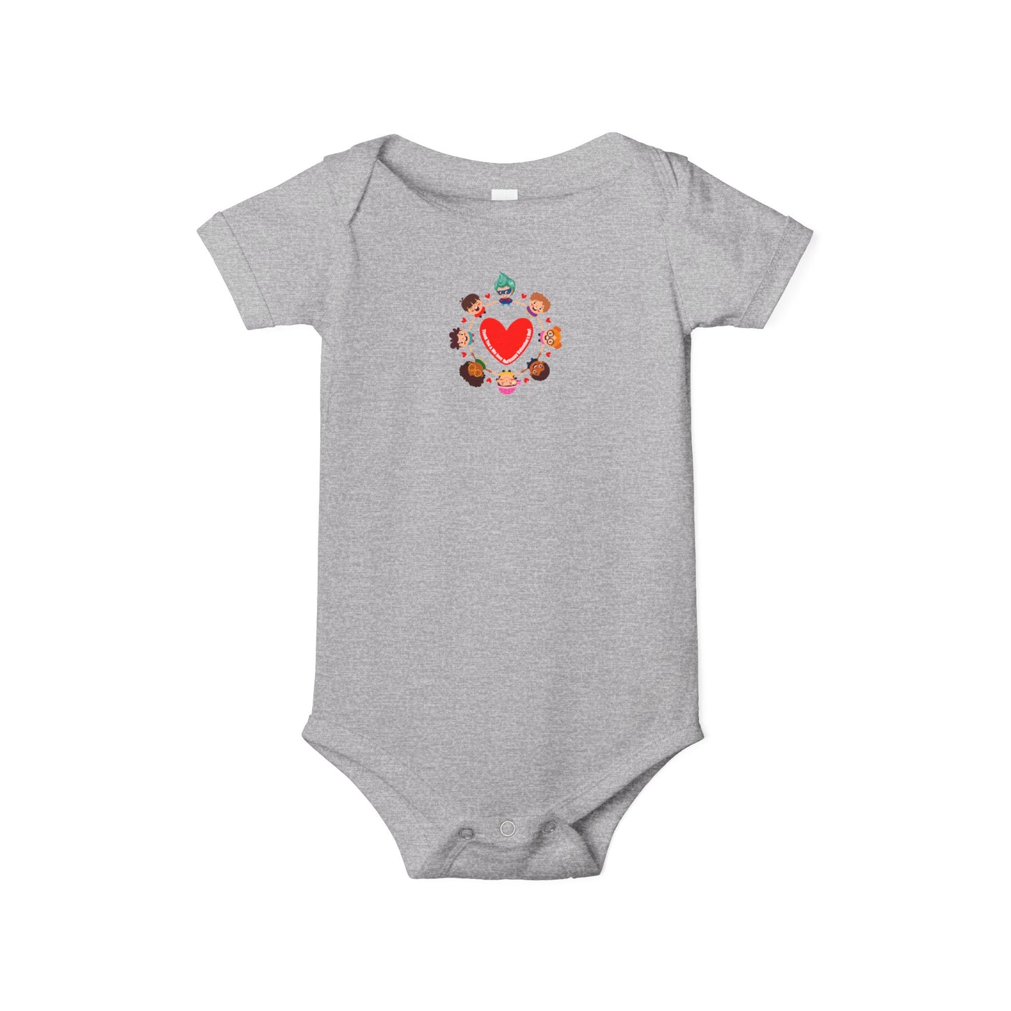 Infant Jersey One Piece - Valentines - We love you - [[{"value":"Wonderwear Kid"}]]