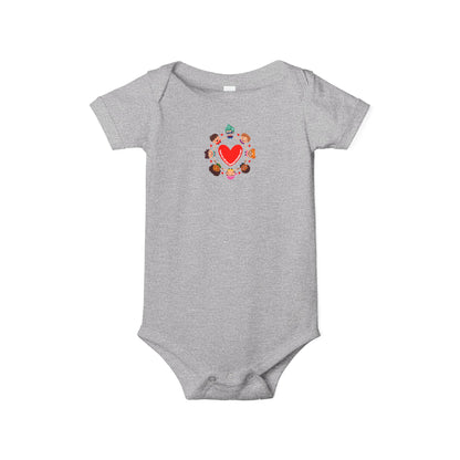 Infant Jersey One Piece - Valentines - We love you - [[{"value":"Wonderwear Kid"}]]