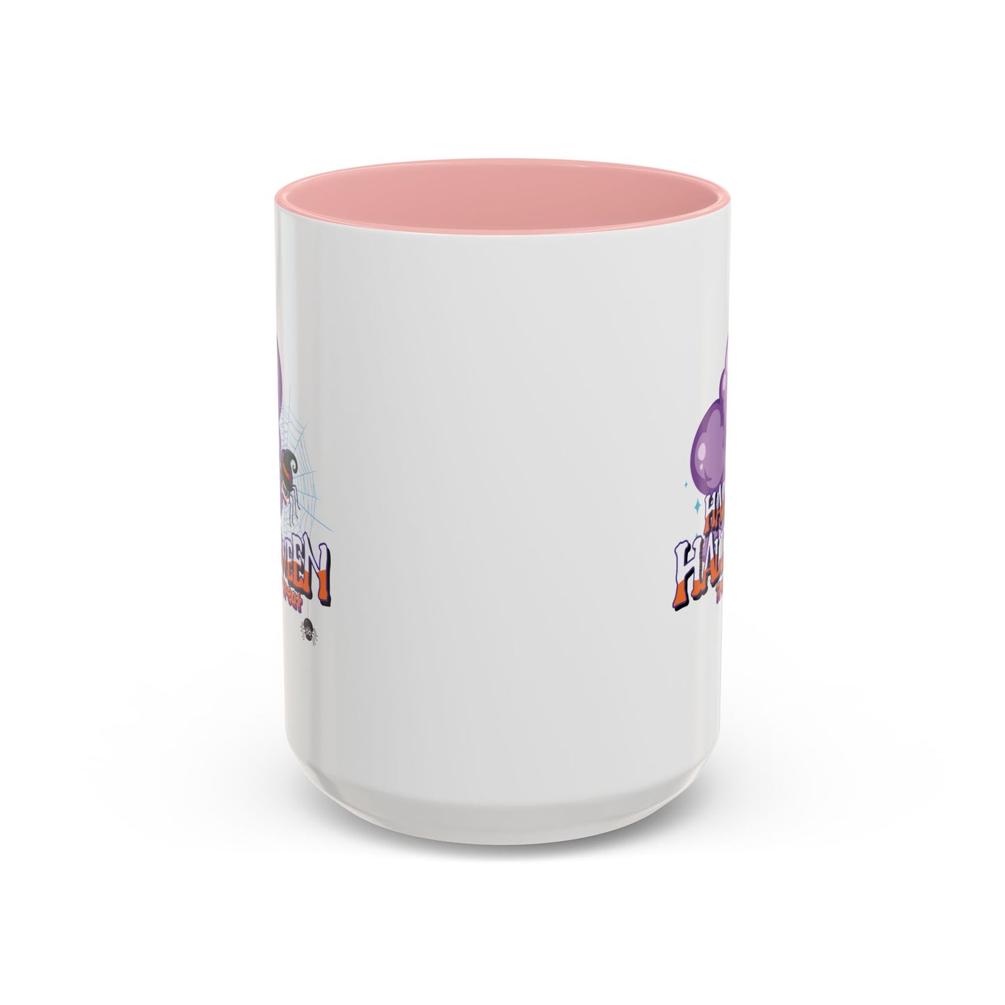Accent Coffee Mug - Happy holloween - spider kiddo