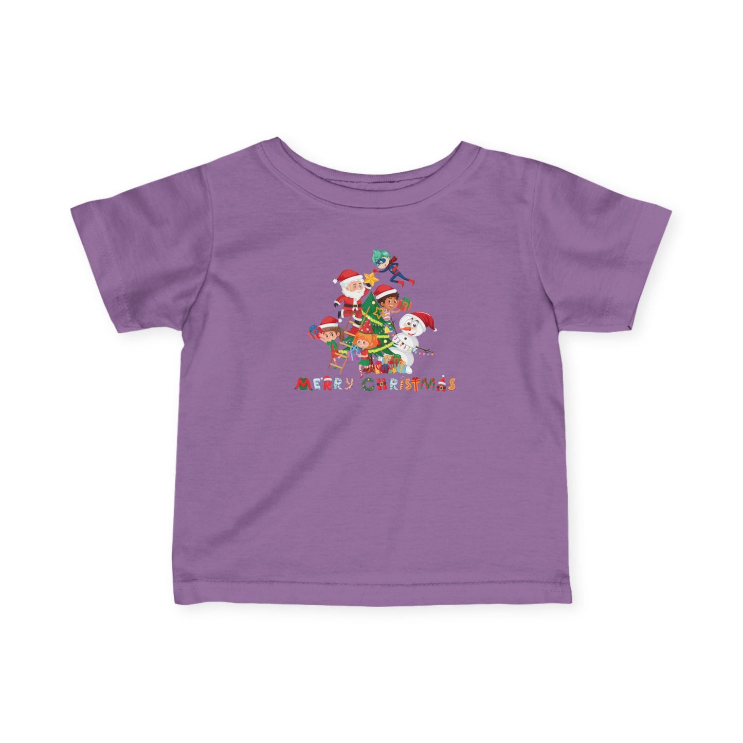 Infant Fine Jersey Tee - Super kiddo making christmas tree with text - [[{"value":"Wonderwear Kid"}]]