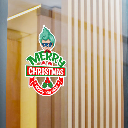 Christmas Kiss-Cut Vinyl Decals – Merry chridtmas from super kiddo - [[{"value":"Wonderwear Kid"}]]